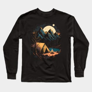 Night Camp Long Sleeve T-Shirt